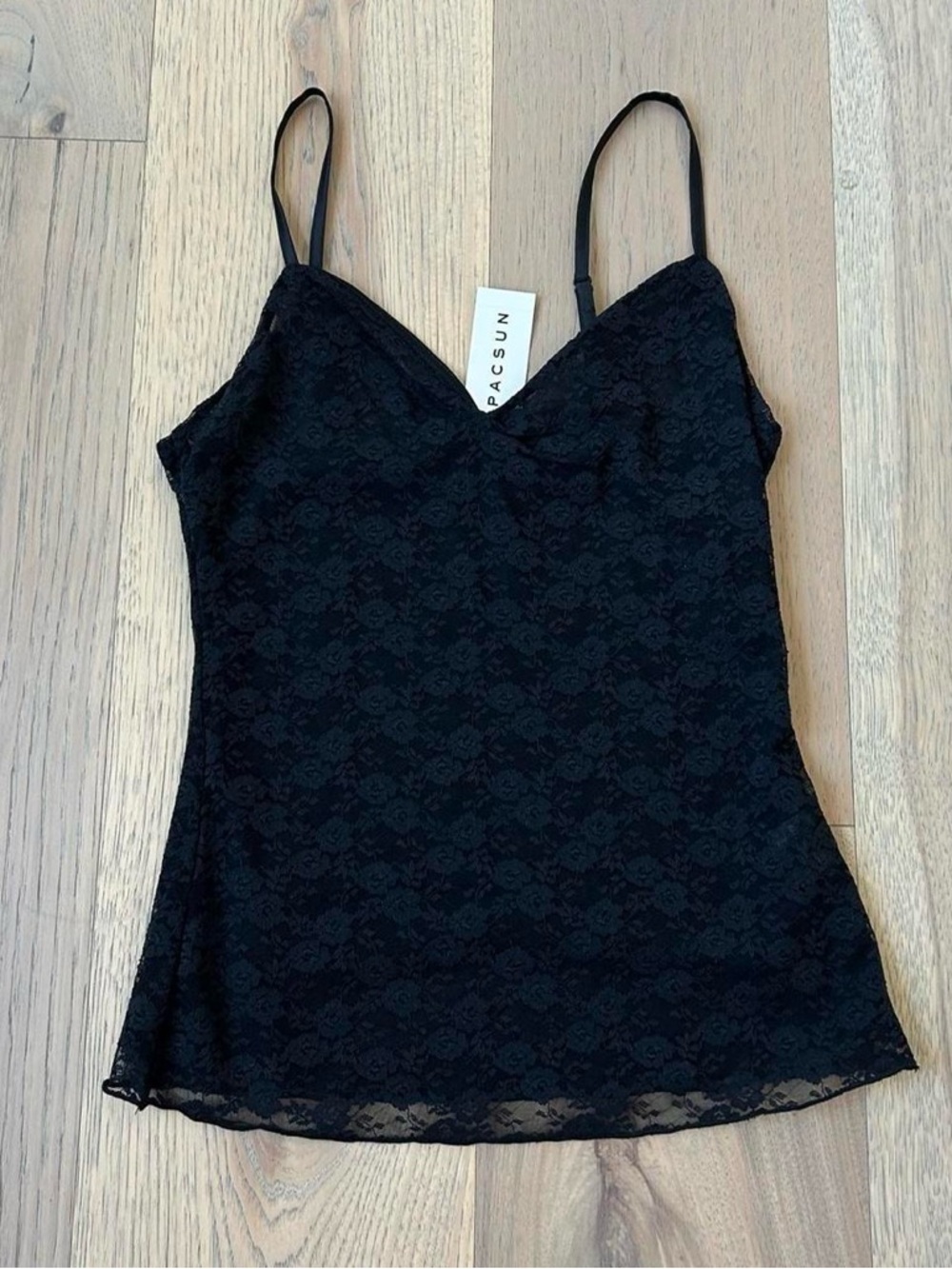 PacSun Black Lace Cami Tank